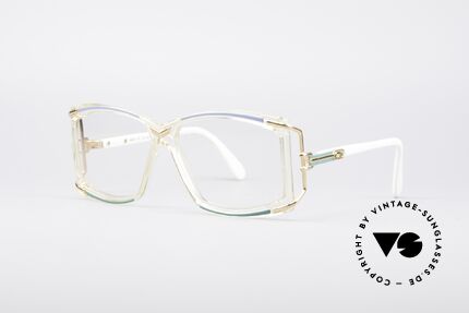 Cazal 179 True Vintage 80's Glasses, elaborate combination of materials, form and colors, Made for Women