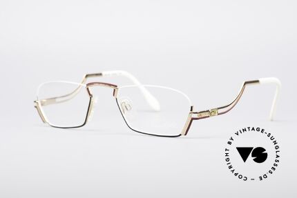 Cazal 232 Vintage Reading Eyeglasses, unique coloring and shape (just fancy & true vintage), Made for Men and Women