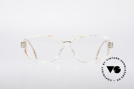 Cazal 373 Lovely 90's Eyeglasses, glamorous combination of colors and materials, Made for Women