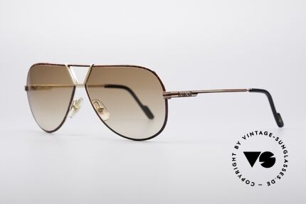 Ferrari F28 90's Aviator Sunglasses, noble frame coloring with 'Ferrari Red'-'Gold', Made for Men