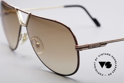 Ferrari F28 90's Aviator Sunglasses, premium craftsmanship & 100% UV protection, Made for Men