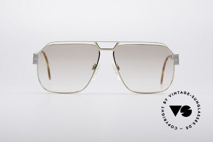 Neostyle Society 400 80's Gentlemen's Shades, stylish bicolored frame finish in titanium and gold, Made for Men