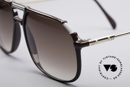 Neostyle VIP 100 Classic 80's Sunglasses, brown-gradient sun lenses for 100% UV protection, Made for Men