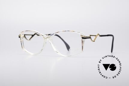 Cazal 369 90's Ladies Designer Glasses, striking temples & brilliant combination of materials, Made for Women