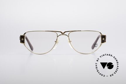 MCM München 8 Luxury Reading Glasses, massive frame design with pompous appliqué, Made for Women