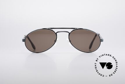 Bugatti 16928 Luxury 80's Shades, great design with noble 'blue-gray' metallic finish, Made for Men