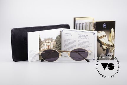 Bugatti 23194 Oval Luxury Sunglasses, NO RETRO shades, but a precious old original; vertu!, Made for Men