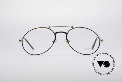 Bugatti 18557 Men's 80's Eyeglasses, legendary 'tear drop' design by Bugatti of the 80s, Made for Men