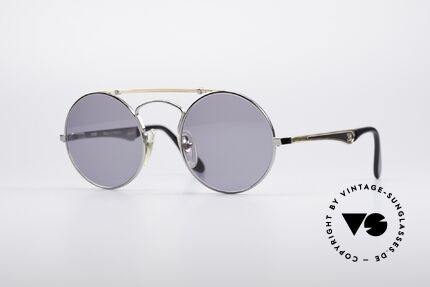 Bugatti 11726 Round Luxury Sunglasses, ultra rare vintage sunglasses by ETTORE BUGATTI, Made for Men