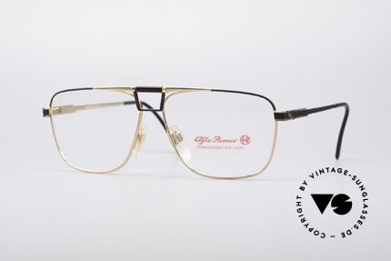 Alfa Romeo 119-603 Classic 80's Glasses, classic Italian vintage designer glasses by Alfa Romeo, Made for Men