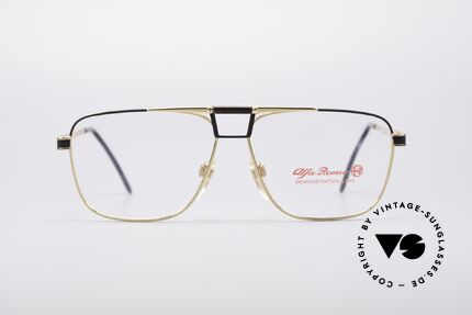 Alfa Romeo 119-603 Classic 80's Glasses, palpable superior crafting from Florence (from 1989), Made for Men