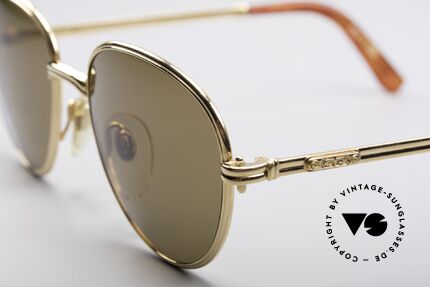 Gerald Genta NC09 Round Gold Plated Shades, in high-end quality (gold plated frame); made in Japan, Made for Men