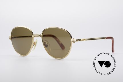 Sunglasses Gerald Genta NC09 Round Gold Plated Shades