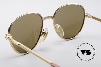 Gerald Genta NC09 Round Gold Plated Shades, NO retro shades, but a precious original from the 90's, Made for Men