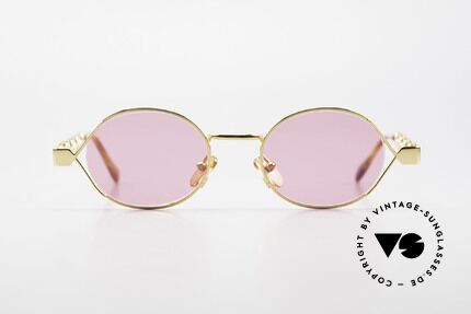 Moschino MM334 Ladies Designer Frame Pink, creative interpretation of the classic round design, Made for Women