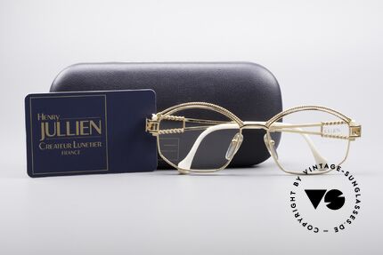 Henry Jullien Cizeta Jewellery Gold Frame, NO retro specs; but an authentic rarity from the 1980's, Made for Women