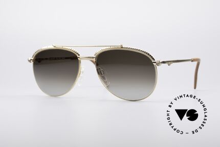 Longines 0161 80's Luxury Sunglasses, very noble vintage sunglasses by LONGINES from 1985, Made for Men