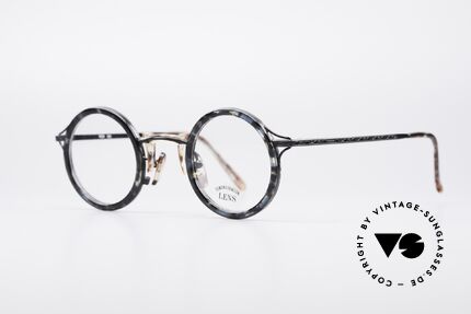 Freudenhaus Koji Round Designer Frame, great combination of materials (plastic & titanium), Made for Men