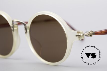 Matsuda 2818 Round 90's Sunglasses, sun lenses can be easily replaced with prescriptions, Made for Men and Women