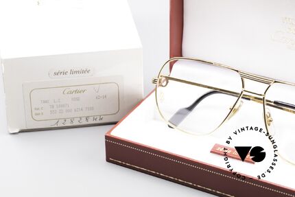 Cartier Tank Rose - L Limited Luxury Frame, NO RETRO eyewear; a rare 30 years old vintage ORIGINAL!, Made for Men