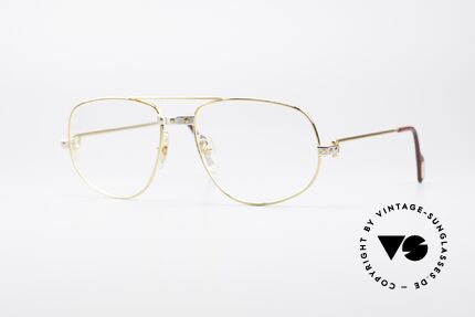 Cartier Romance Santos - L Luxury Frame, vintage Cartier eyeglasses; model ROMANCE SANTOS, Made for Men