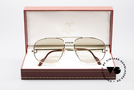 Cartier Romance Santos - L Luxury Shades, high-end mineral lenses (100% UV) with CARTIER logos!, Made for Men