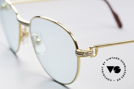 Cartier S Brillants 0,20 ct Diamond Shades, fancy new sun lenses with a 'petrol-turquoise' tint, Made for Women