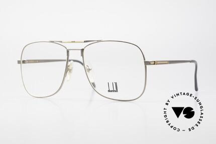 Dunhill 6038 18kt Gold Titanium Frame 80's, this Dunhill model is at the top of the eyewear sector, Made for Men