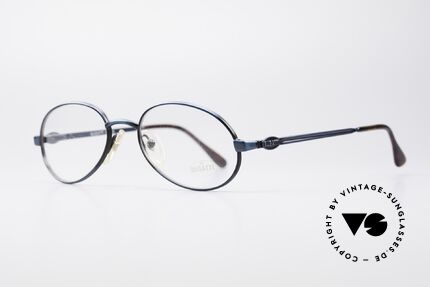 Bugatti 05728 Rare 90's Eyeglasses, steady metal frame with flexible spring hinges / arms, Made for Men