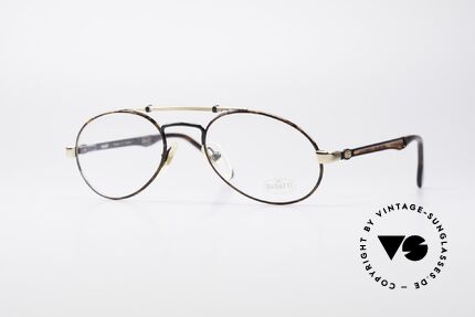 Bugatti 16957 Rare 80's Eyeglasses, very elegant designer eyeglass-frame by BUGATTI, Made for Men