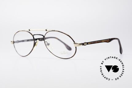 Bugatti 16957 Rare 80's Eyeglasses, flexible spring temples & top-notch craftmanship, Made for Men