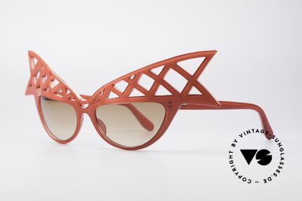 Alain Mikli WINGS Haute Couture Vintage Shades, gorgeous red frame; wings-shaped; pure extravagance, Made for Women