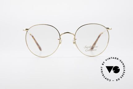 Savile Row Panto 49/20 John Lennon Vintage Glasses, classic round vintage panto-glasses from the 80's, Made for Men