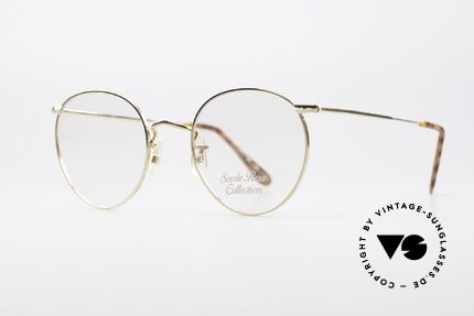 Savile Row Panto 49/20 John Lennon Vintage Glasses, finest manufacturing (gold-filled); made in the UK, Made for Men