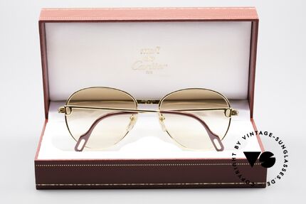 Cartier S Rubis 0,34 ct Real Rubies Sunglasses, NO retro fashion, but a rare old Cartier-ORIGINAL, Made for Women