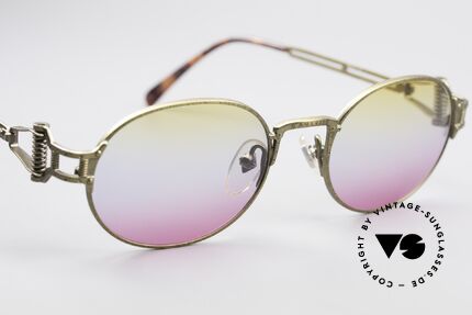 Jean Paul Gaultier 55-5110 Extraordinary Vintage Frame, unworn (like all our old 90's designer sunglasses), Made for Men and Women