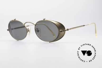 Jean Paul Gaultier 56-1175 JPG Side Shield Sunglasses, many very interesting "retro-futuristic" frame elements, Made for Men and Women