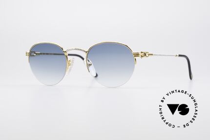 Fred Grand Largue Panto Luxury Sunglasses, vintage panto sunglasses by Fred, Paris from the 90's, Made for Men