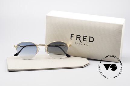 Fred Grand Largue Panto Luxury Sunglasses, unworn vintage ORIGINAL & NO RETRO SUNGLASSES, Made for Men