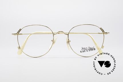 Jean Paul Gaultier 55-2176 Gold Plated Panto Glasses, the frame fits lenses of any kind (optical / sun), Made for Men and Women