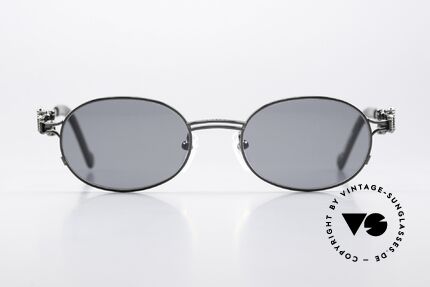 Jean Paul Gaultier 56-0020 Oval Belt Buckle Frame, vintage Jean Paul Gaultier sunglasses from 1996, Made for Men