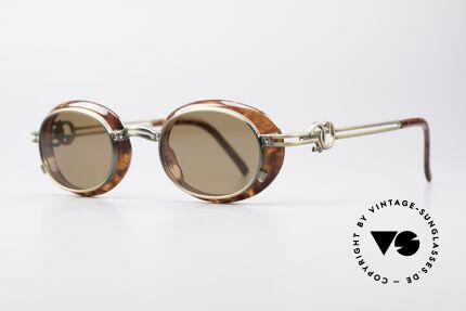 Jean Paul Gaultier 58-5201 Rare JPG Steampunk Shades, true rarity in high-end quality (100% UV protect.), Made for Men and Women