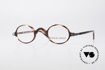 Giorgio Armani 2045 Small Round 90's Eyeglasses, vintage designer eyeglass-frame by Giorgio Armani, Made for Men and Women