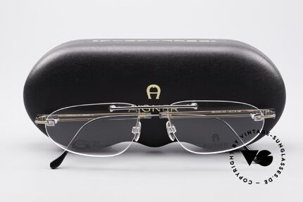 Aigner EA115 Gold Plated Rimless Frame, Size: medium, Made for Men