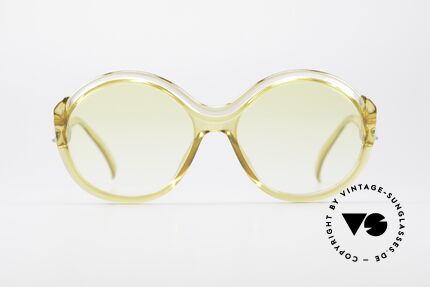 Christian Dior 2078 70's Vintage Ladies Frame, with yellow-gradient lenses (wearable at night, too), Made for Women