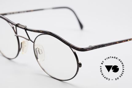 Cazal 1110 - Point 2 90's Industrial Eyeglasses, never worn (like all our rare vintage glasses by CAZAL), Made for Men