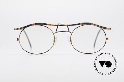 Cazal 1110 - Point 2 90's Industrial Eyeglass-Frame, the frame recalls the 90's industrial / steampunk design, Made for Men