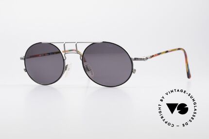 Cazal 1201 - Point 2 90's Industrial Style Shades, 1201: one of the top-models of the Cazal Point 2 series, Made for Men