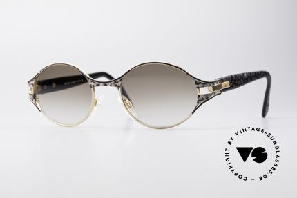 Cazal 281 Oval 90's Designer Sunglasses, original CAZAL vintage sunglasses of the late 90's, Made for Women