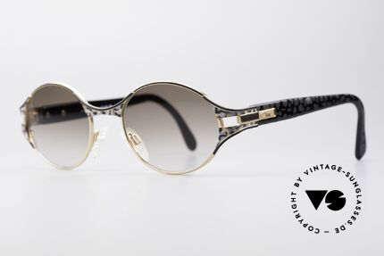 Cazal 281 Oval 90's Designer Sunglasses, coloration, materials & craftsmanship on top-level, Made for Women